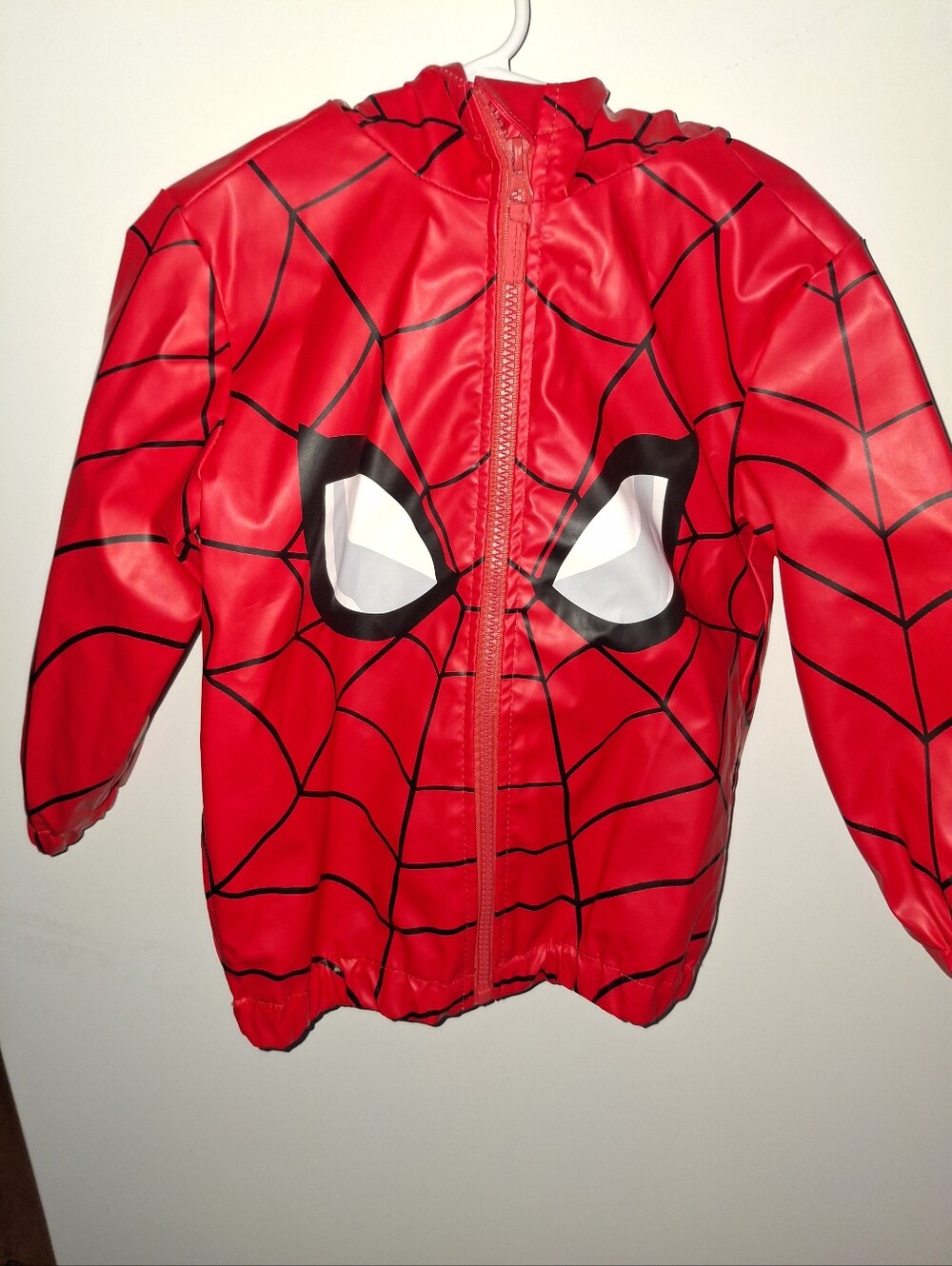 Marvel Red Spider-Man Hooded Rain Jacket
